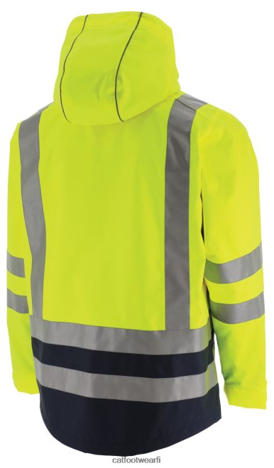 hi-vis sadetakki hi-vis keltainen 40L048220 Caterpillar miehet | topit  päällysvaatteet